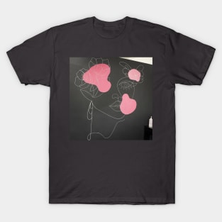 Continuous line painting T-Shirt